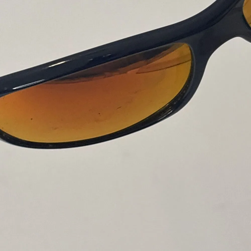 Quechua Triathlete Sunglasses Blue Frames Red/orange Lenses Kids